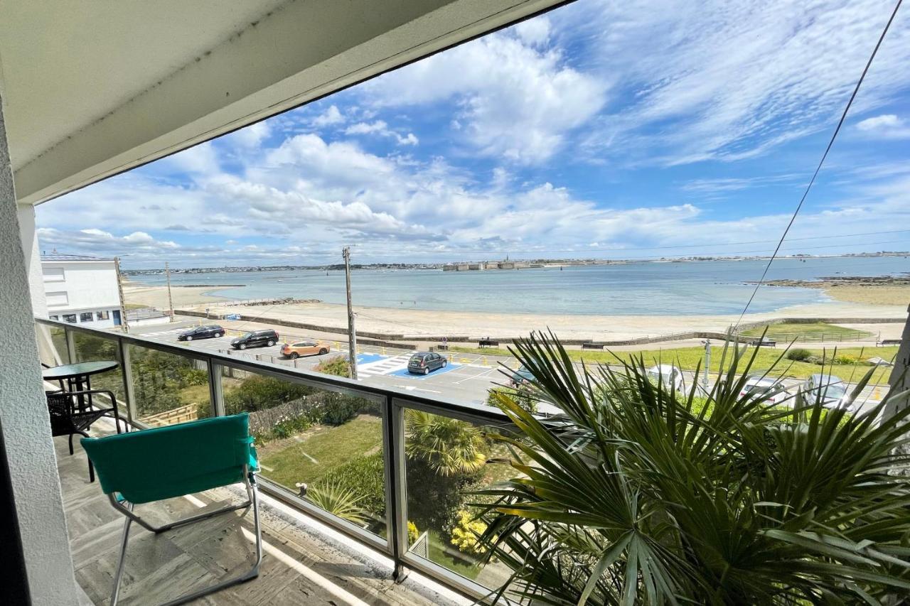 Luxury T3 Standing 2 - Vue Mer Exceptionnelle 180 Larmor-Plage Luaran gambar